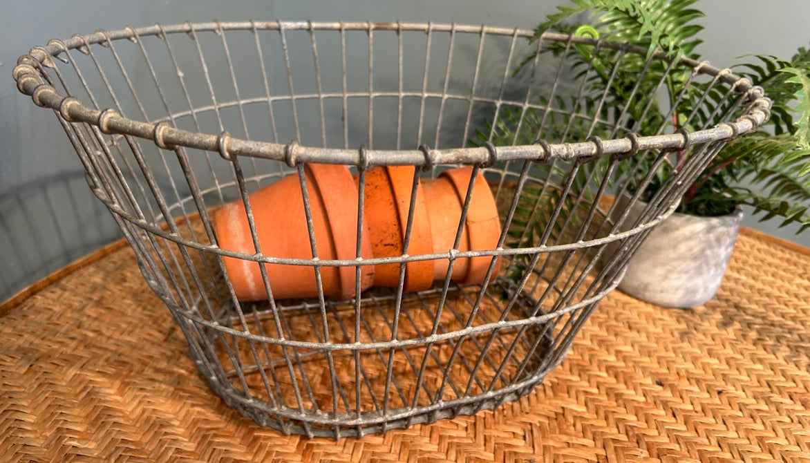Vintage Wire Basket