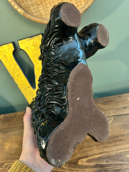 Vintage Ceramic Black Scottie Dog