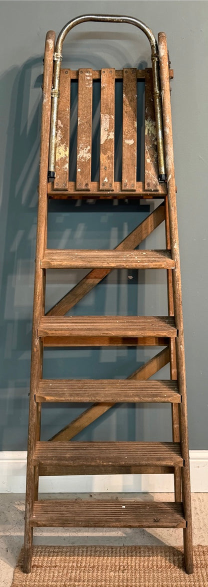 Rustic Vintage Wooden Step Ladder