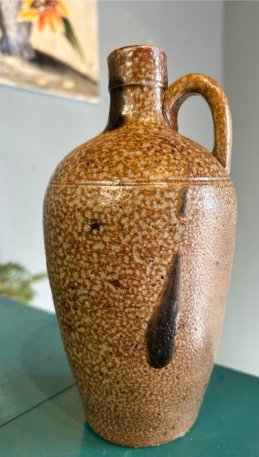 Vintage Stone ware Jar - Antique Vessel