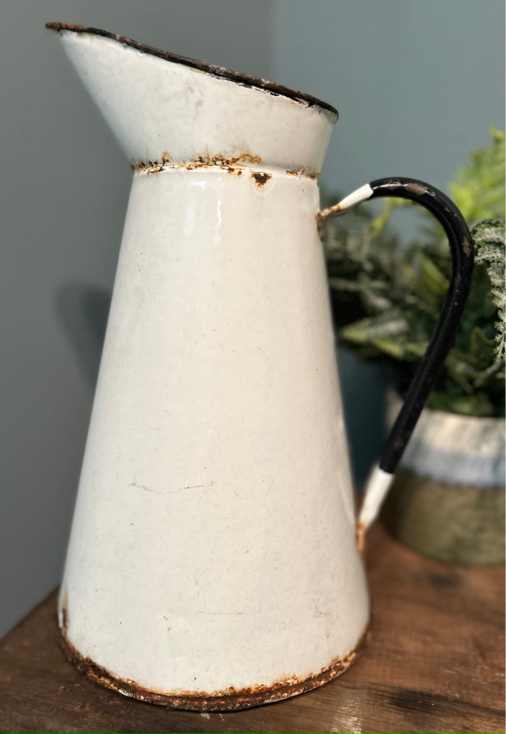 Vintage Enamel Jug