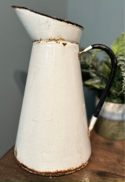 Vintage Enamel Jug