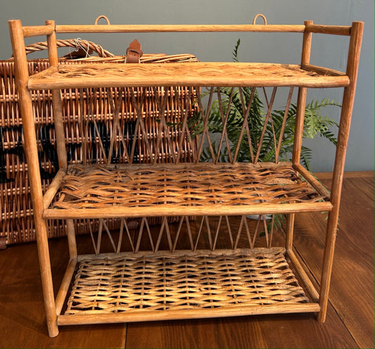 Vintage Bamboo Shelves
