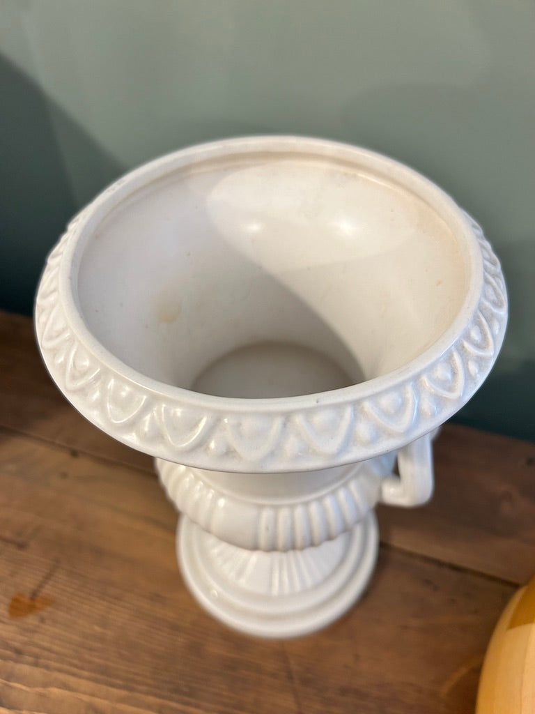 Vintage Dartmouth Pottery White Vase