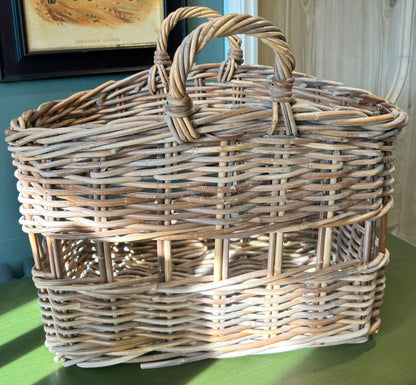 Vintage Handled Basket