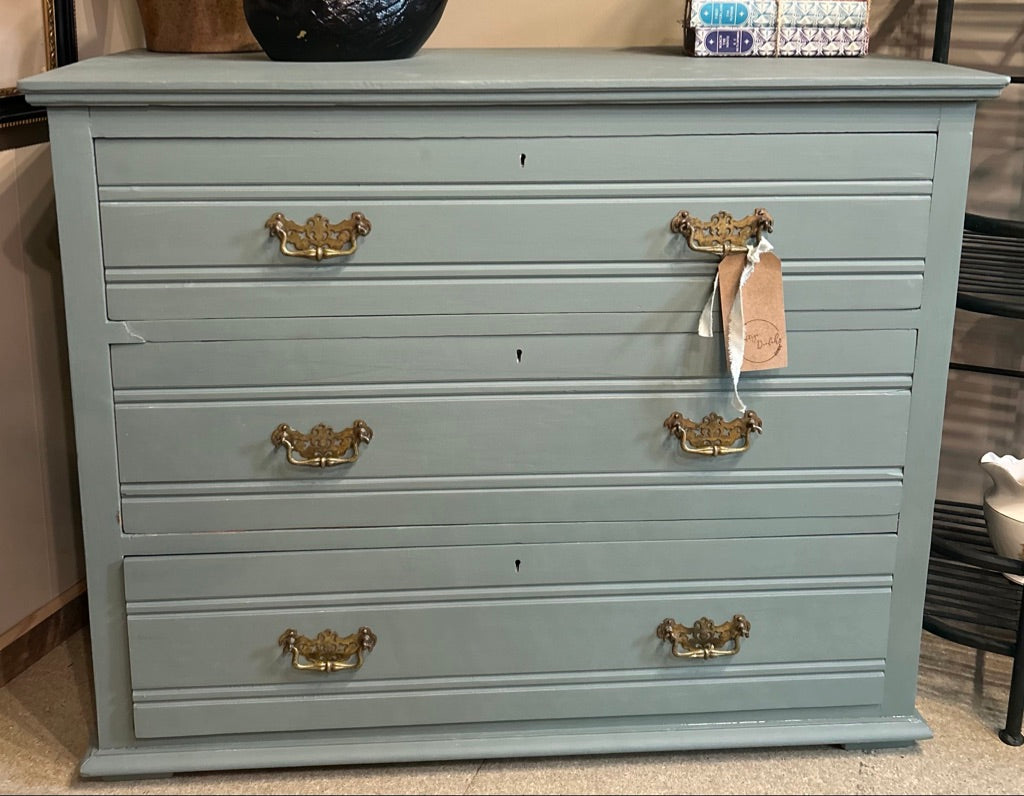 Vintage Painted Chest of Drawers - Frenchic Steaming Green