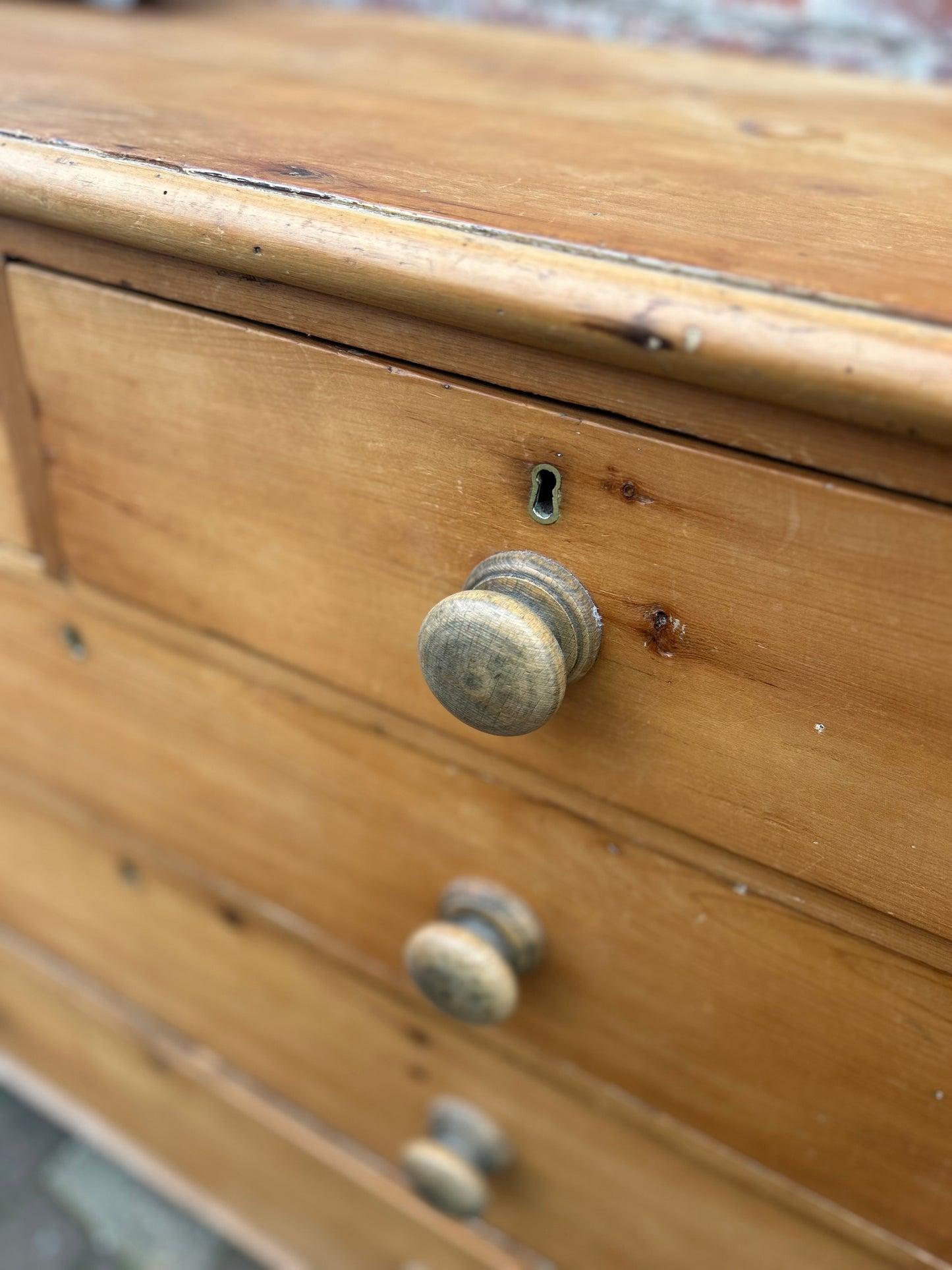 Antique Pine Chest of Drawers