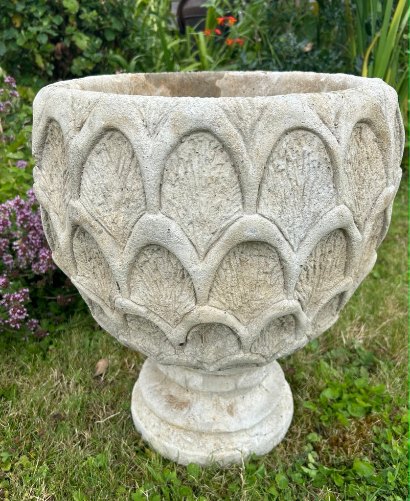Concrete Garden Pot - Pineapple Shape