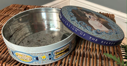 Vintage Silver Jubilee Tin