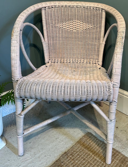 Vintage Lloyd Loom Wicker Chair
