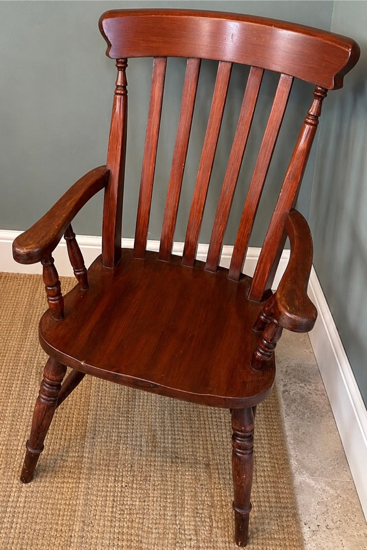 Vintage Farmhouse Carver Chair