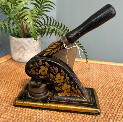 Vintage Decorative embossing stamp.
