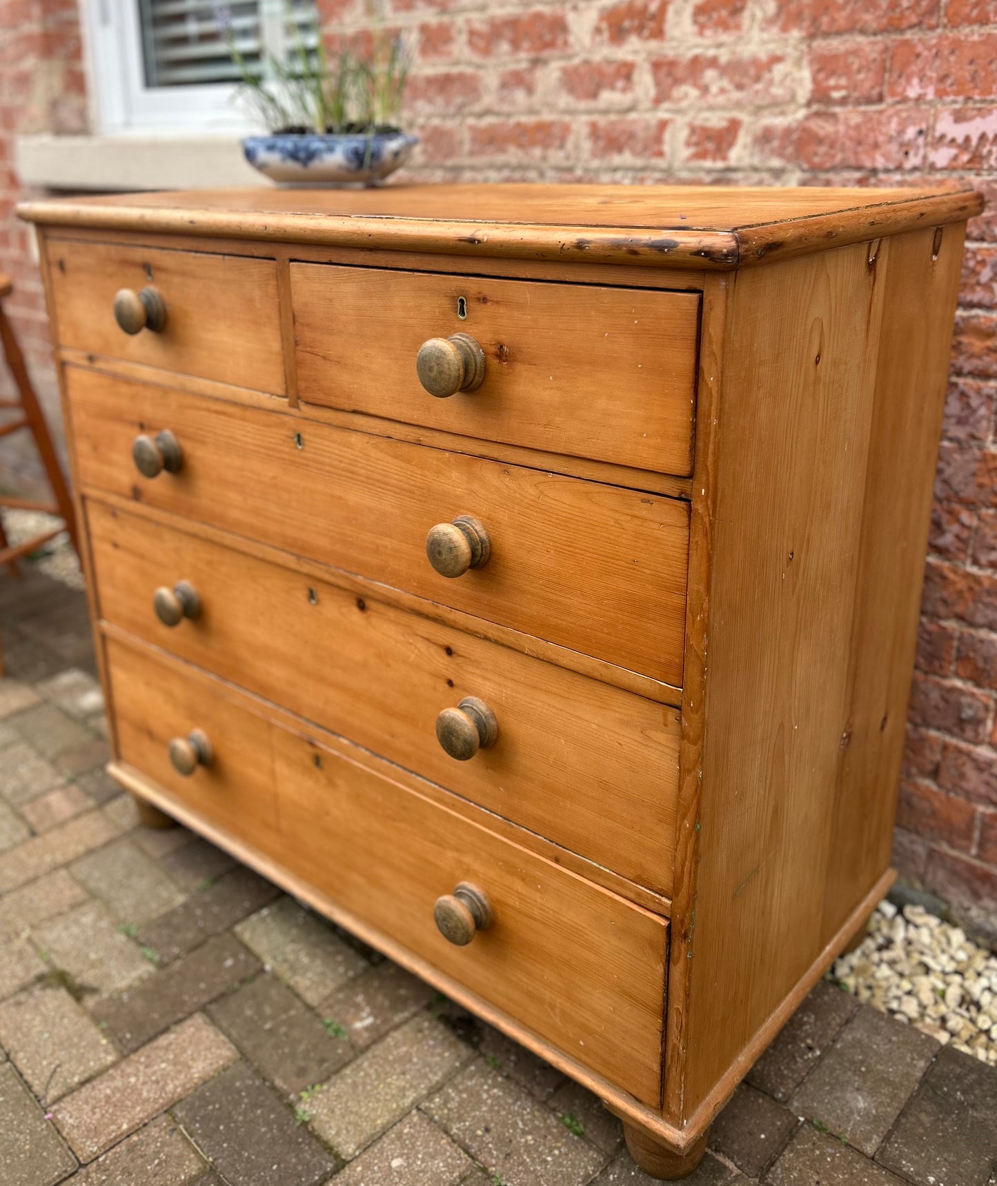 Antique Pine Chest of Drawers