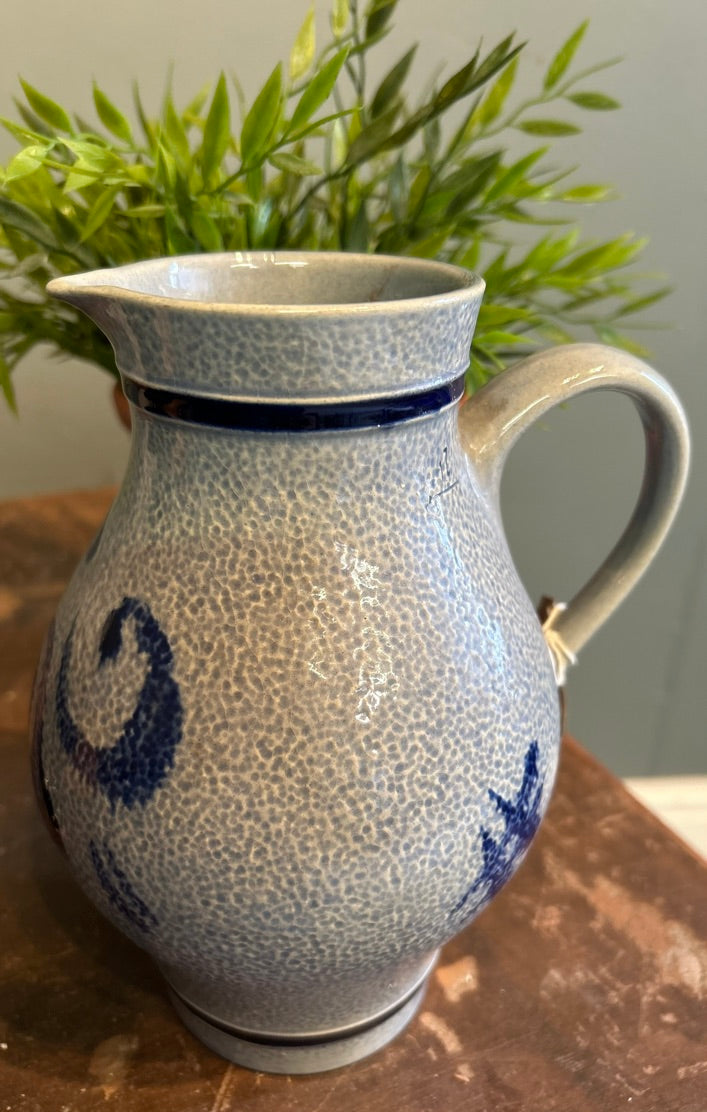 Blue Vintage Jug - Antique Vessel
