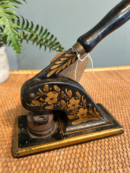 Vintage Decorative embossing stamp.