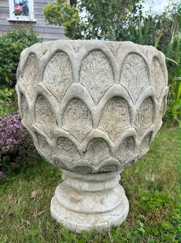 Concrete Garden Pot - Pineapple Shape
