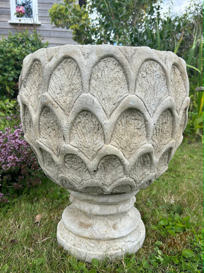 Concrete Garden Pot - Pineapple Shape