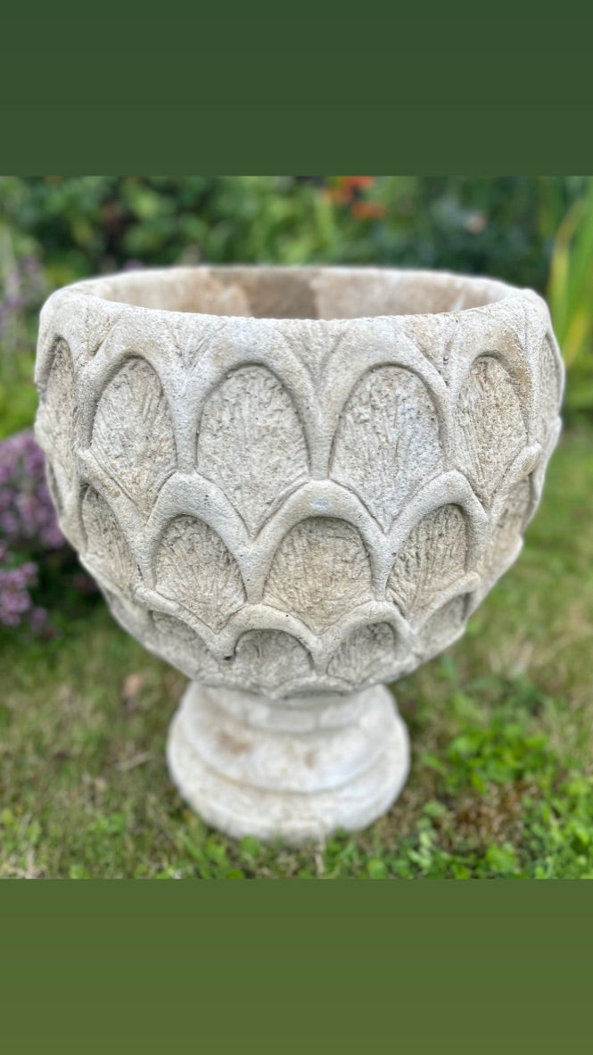 Concrete Garden Pot - Pineapple Shape