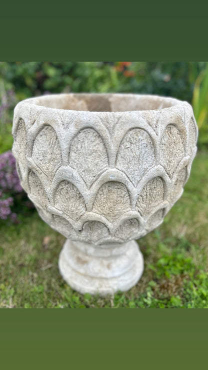 Concrete Garden Pot - Pineapple Shape