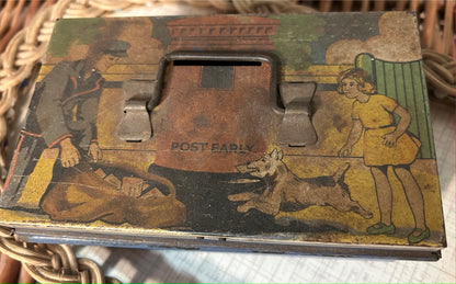 Vintage Tin Cash Box