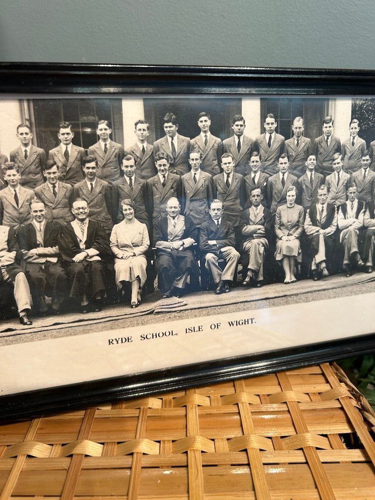 Vintage Framed Ryde, Isle of Wight School Photo