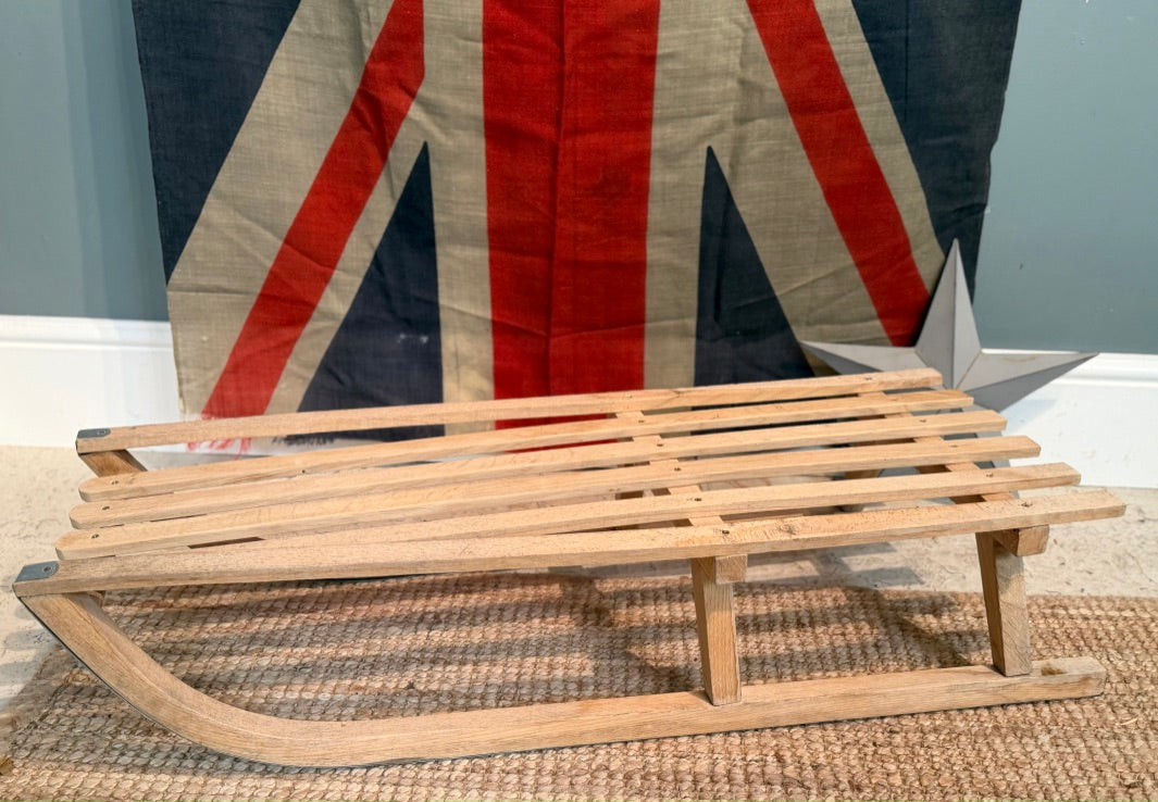 Vintage Wooden Sledge - Great Christmas Display Prop