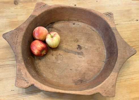 Antique Wooden Dough Bowl