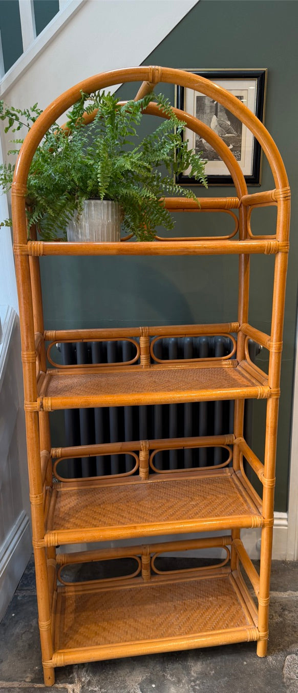 Vintage Bamboo Shelves