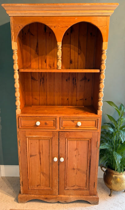 Vintage Pine Kitchen Dresser