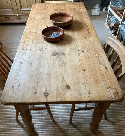 Rustic 6ft Pine Farmhouse Table