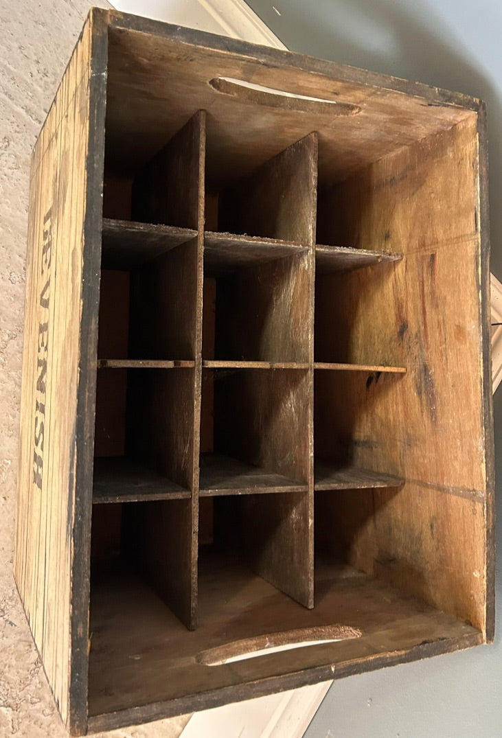 Vintage Wooden Box / Crate - Devenish