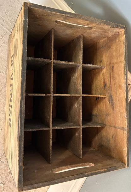 Vintage Wooden Box / Crate - Devenish