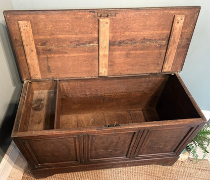 19th Century Antique Oak Coffer