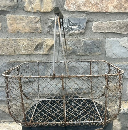 Vintage Wire Basket