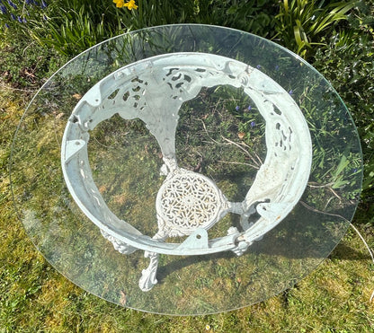 Antique Cast Iron Garden Table