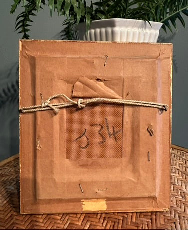 Small Vintage Floral Framed Print