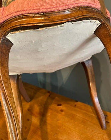 Set of 4 French Victorian Antique Dining Chairs