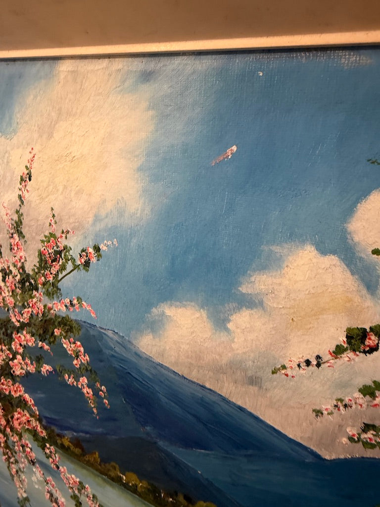 Framed Original Acrylic Painting of Blossom