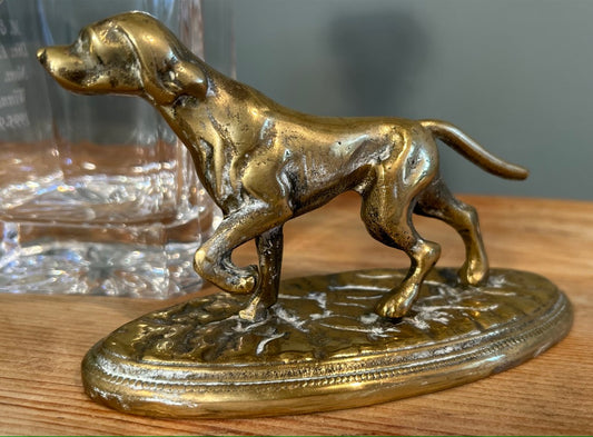 Vintage Brass Hound