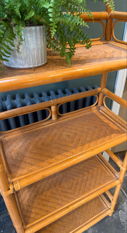 Vintage Bamboo Shelves