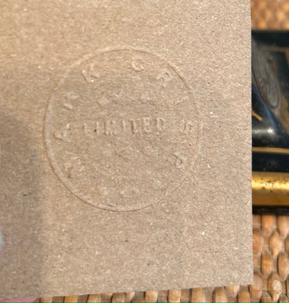 Vintage Decorative embossing stamp.