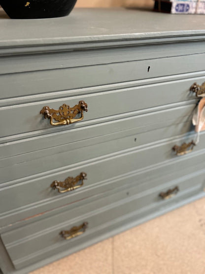 Vintage Painted Chest of Drawers - Frenchic Steaming Green