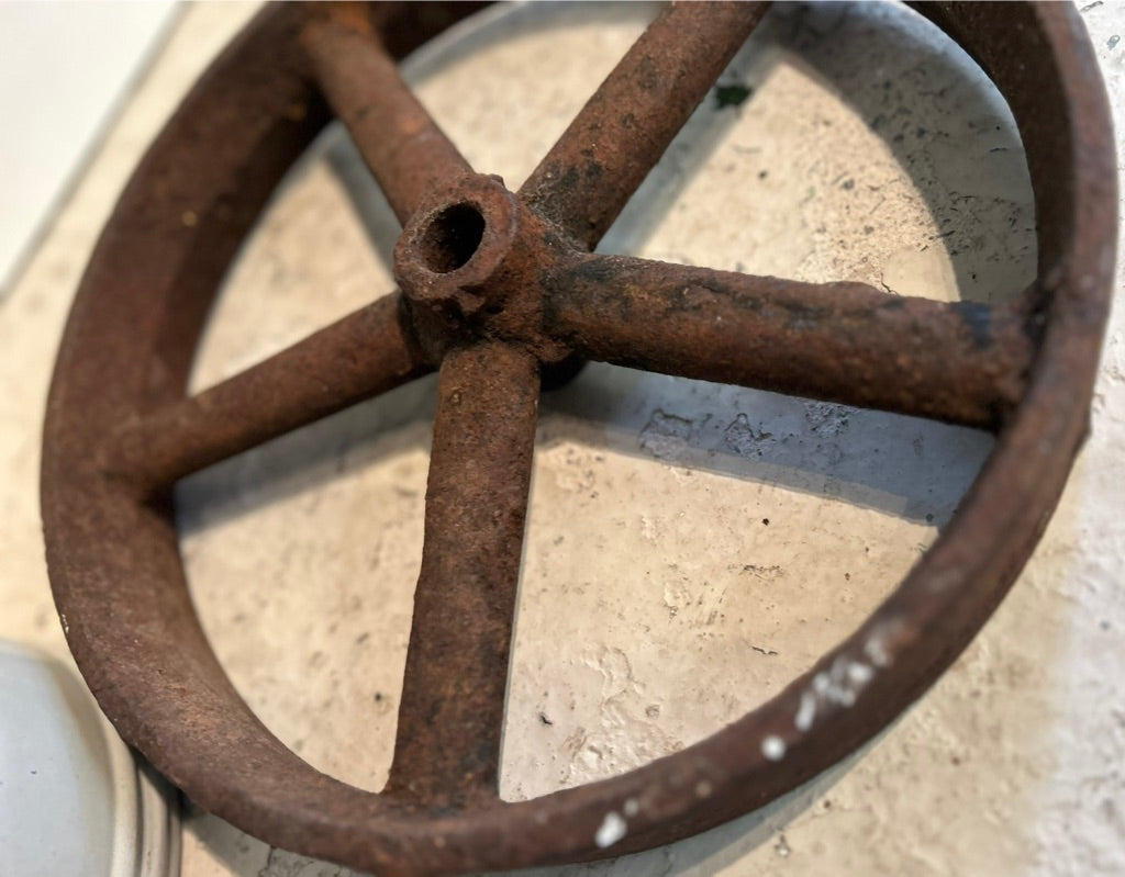 Rustic Small Reclaimed Wheel