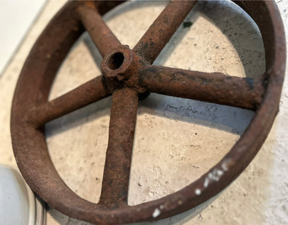 Rustic Small Reclaimed Wheel