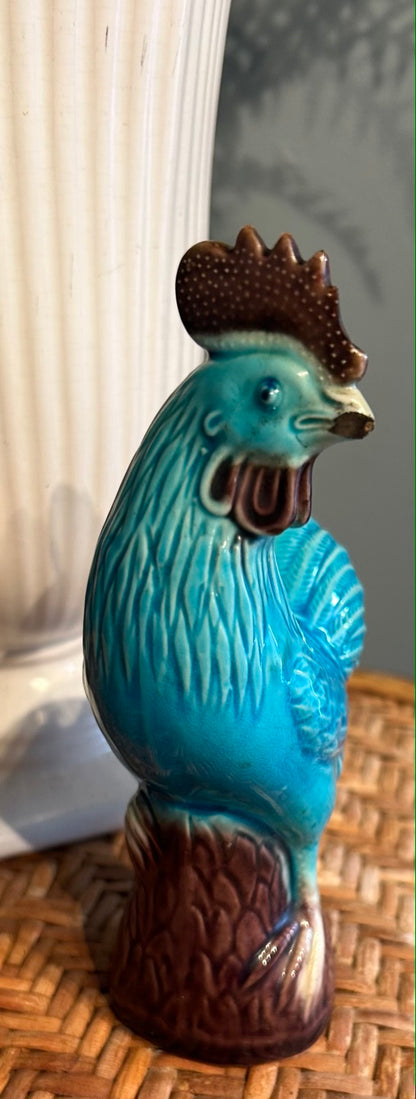 Antique Turquoise Cockerel Ornament - Chinese