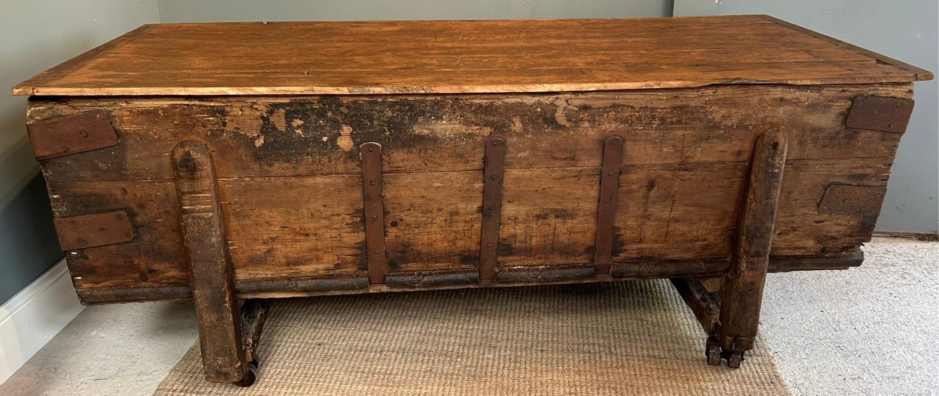 Large Antique Reclaimed Rustic Trough