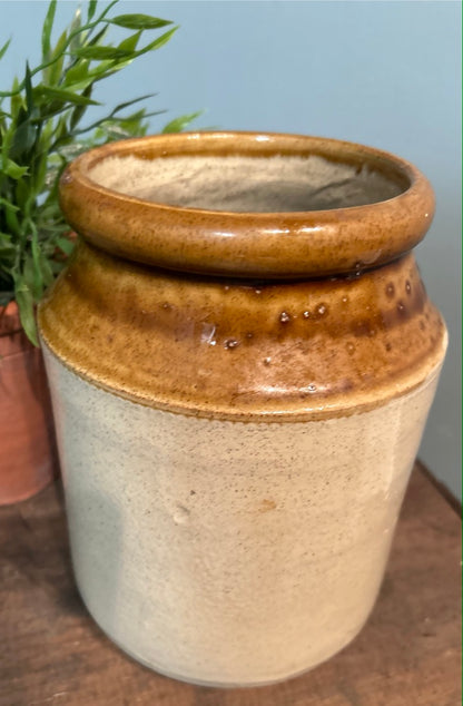 Vintage Earthenware Jar - Antique Vessel Vase