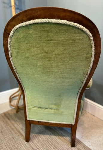Antique Bedroom Chair - Victorian parlor chair.