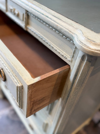 Painted French Vintage Chest of Drawers
