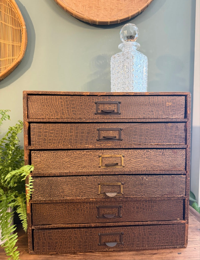 Vintage Mid Century Desk Top Drawers